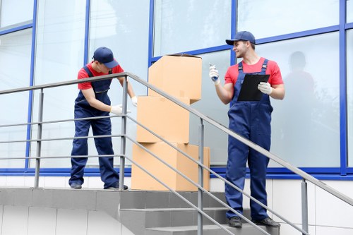 Customer raising a service concern during a removals process