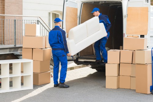 Office removal service for a business in Fulham