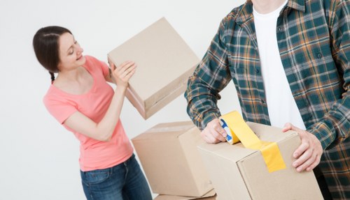 Careful packing and transport during a Fulham house removal