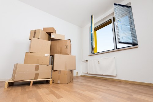 Fulham Removals team preparing a safe move with packing equipment