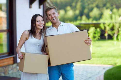 Local moving team handling a Fulham property relocation