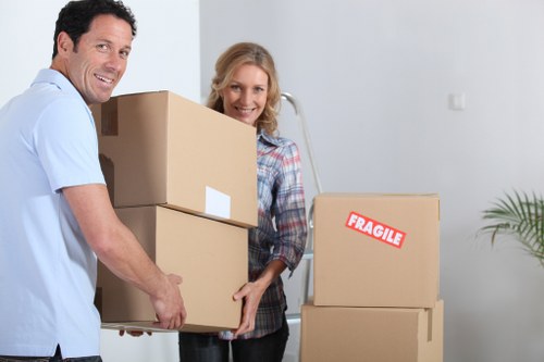 Packing and loading furniture for a Fulham relocation