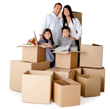 Professional movers handling office furniture in Fulham